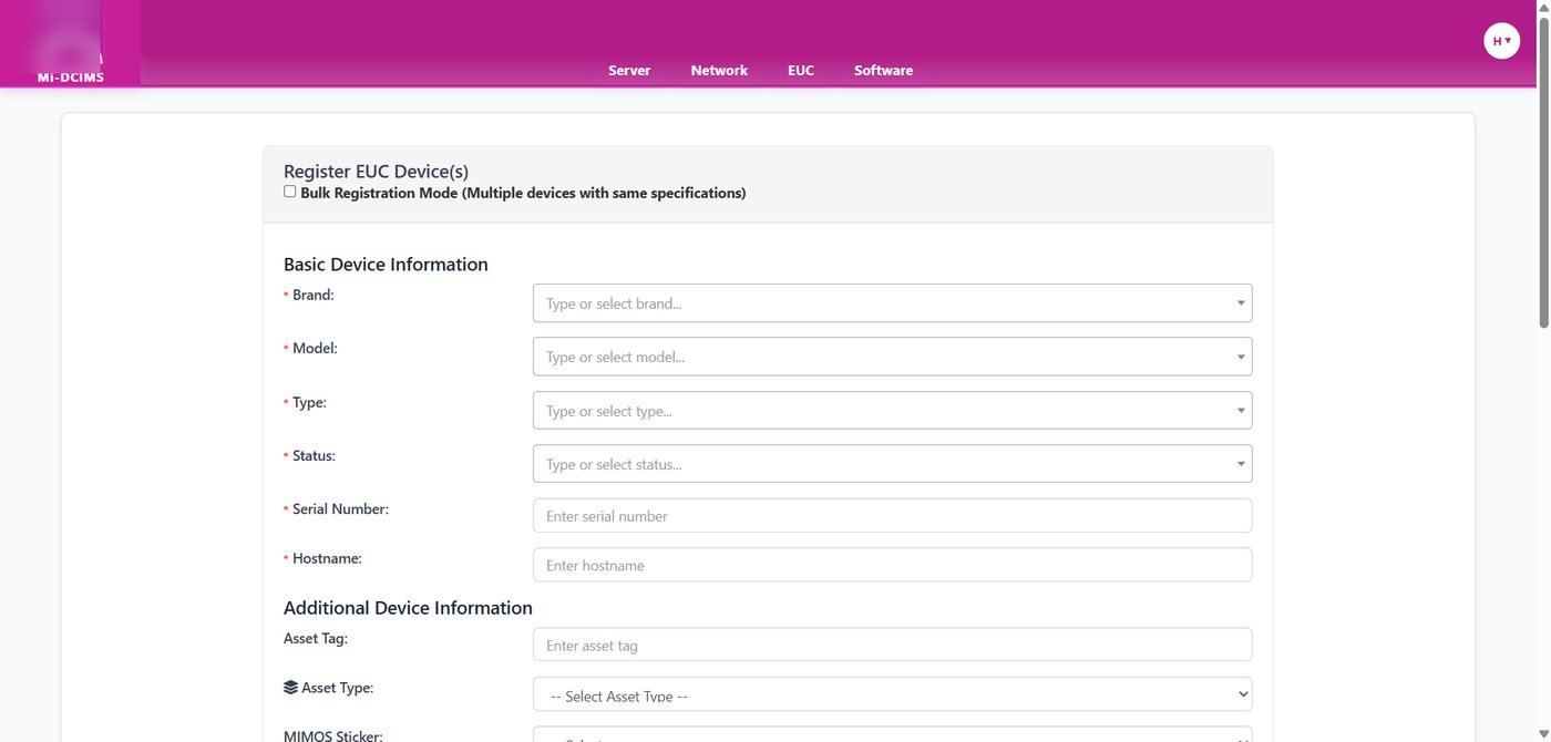 EUC registration