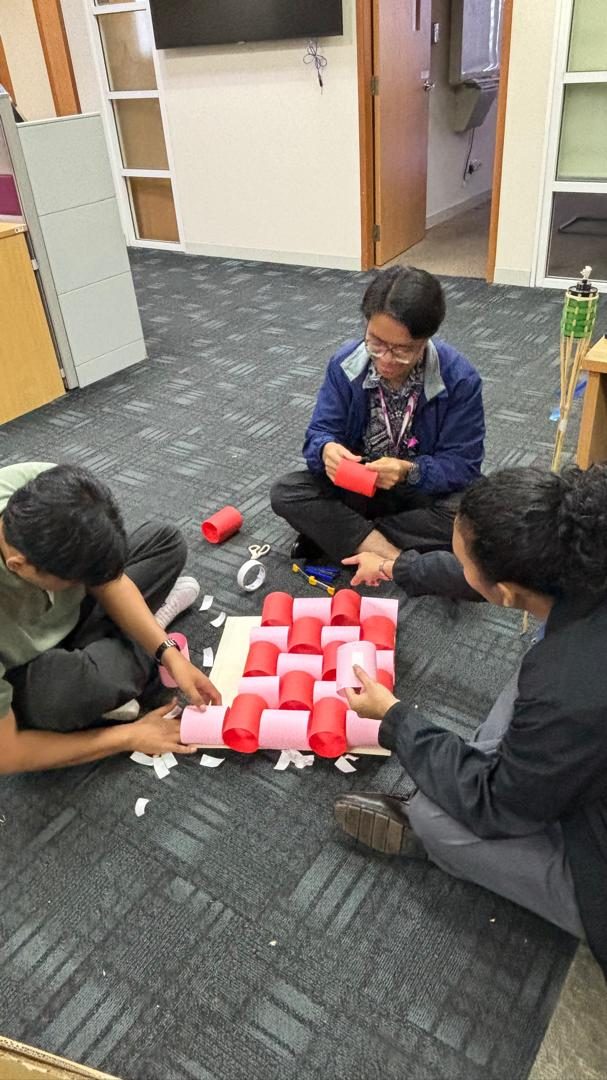 Team activity during the Raya event